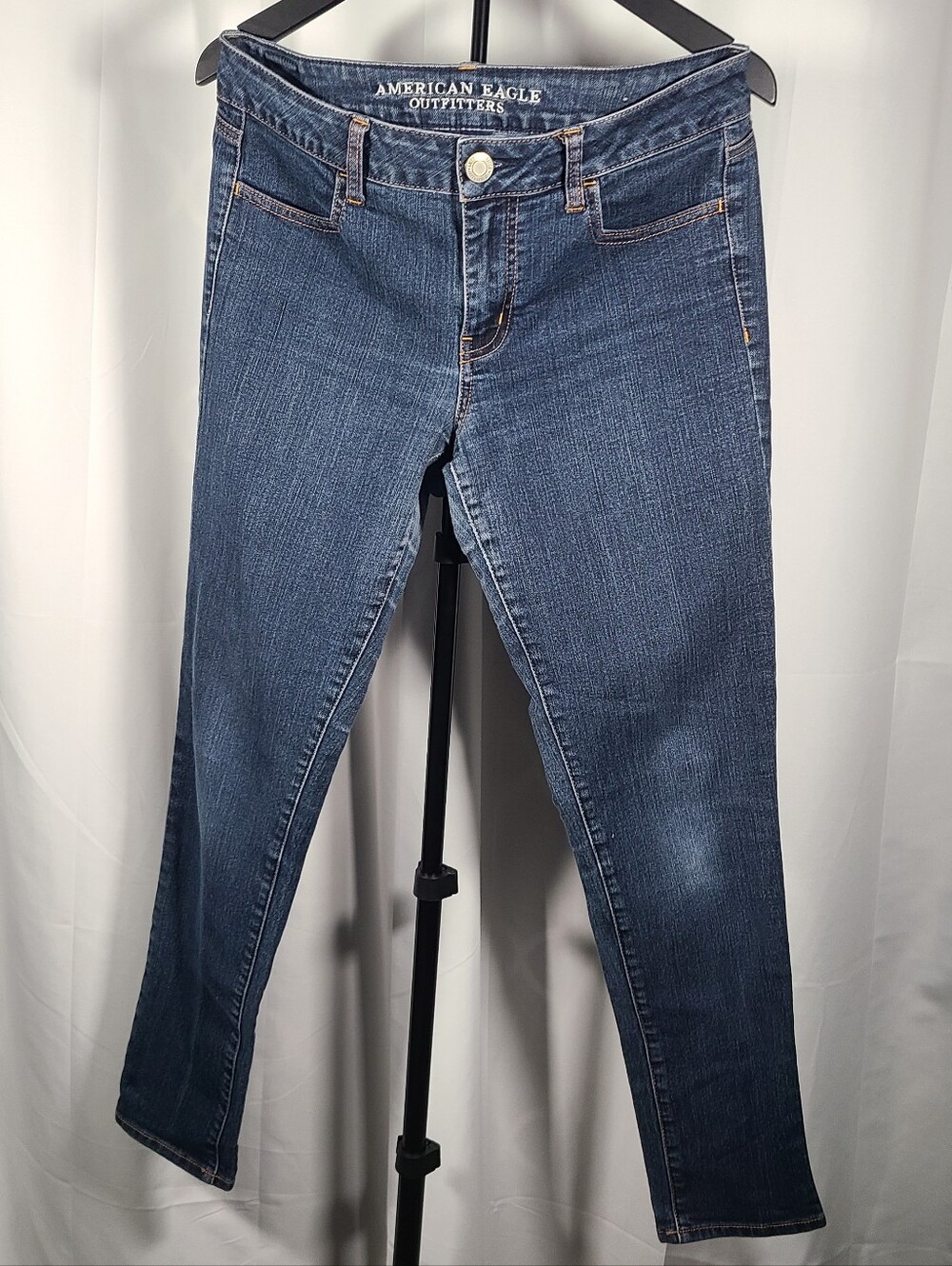 American Eagle Outfitters Mid Wash Blue Skinny Jeans